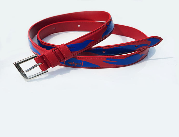 NOG - Red with Blue Print Belt